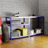 Etagère Charges Lourdes -180x90x40cm Bleu Etagère Charges Lourdes -180x90x40cm Bleu
