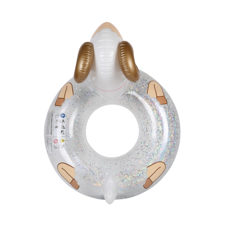 Bouée Gonflable Ronde XXL pour Piscine & Plage Ultra Confort, Flotteur Deluxe - Mouton A Paillettes ø115cm Bouée Gonflable Ronde XXL pour Piscine & Plage Ultra Confort, Flotteur Deluxe - Mouton A Paillettes ø115cm