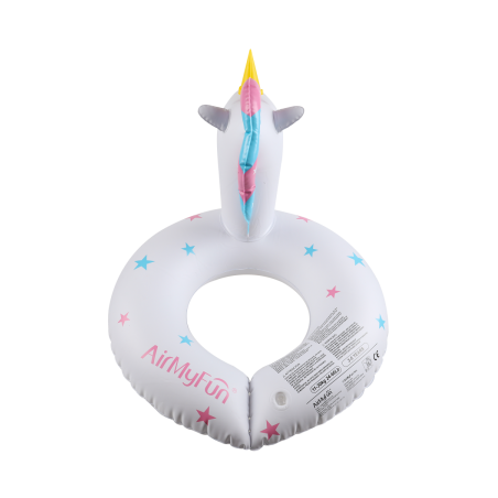 Bouée Gonflable Enfant dès 3ans et + pour Piscine & Plage, Flotteur ø49cm - Licorne Magique ø49 Cm