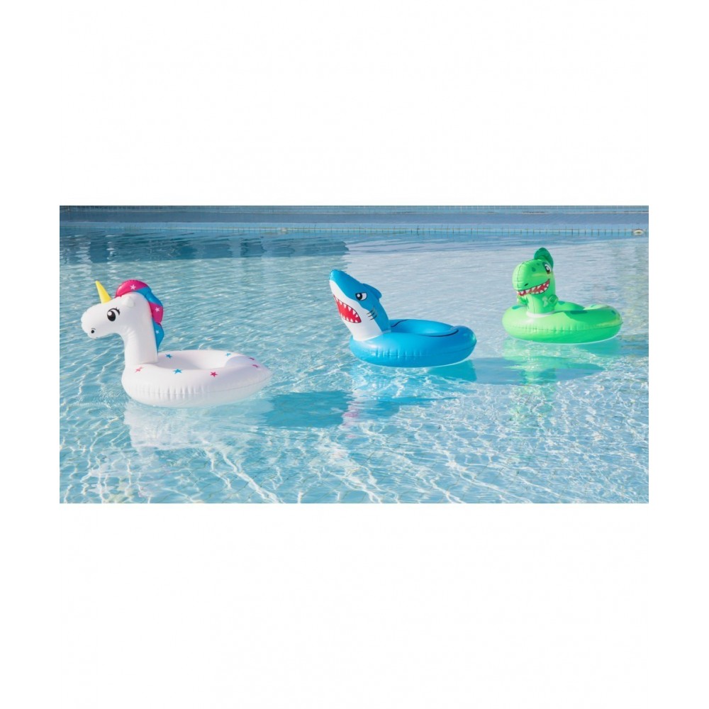 Bouée Gonflable Enfant dès 3ans et + pour Piscine & Plage, Flotteur ø49cm - Dinosaure ø49cm