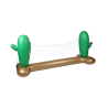 Filet de Volley Gonflable et Flottant pour Piscine & Plage, 274 x 165 x 37 cm - Design Cactus Filet de Volley Gonflable et Flottant pour Piscine & Plage, 274 x 165 x 37 cm - Design Cactus