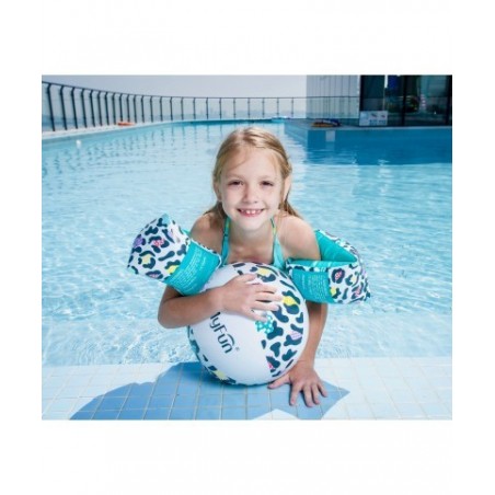 Ballon Gonflable ø28 cm pour Piscine & Plage, Accessoire d'Eau - Design Léopard