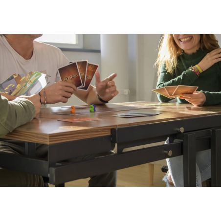 Table convertible en étagère MDF - 140 cm