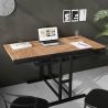 Table convertible en étagère MDF - 140 cm Table convertible en étagère MDF - 140 cm