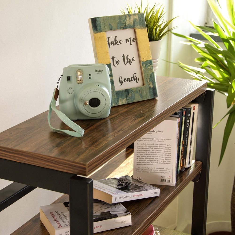 Table convertible en étagère MDF - 120 cm