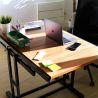 Table convertible en étagère MDF - 140 cm Table convertible en étagère MDF - 140 cm