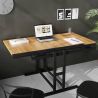 Table convertible en étagère MDF - 140 cm Table convertible en étagère MDF - 140 cm