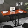 Table convertible en étagère bois - 120 cm - 140 cm Table convertible en étagère bois - 120 cm - 140 cm