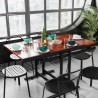Table convertible en étagère bois - 120 cm - 140 cm Table convertible en étagère bois - 120 cm - 140 cm