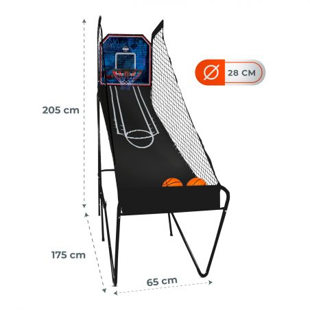 Panier de basket pliable Monoshot avec compteur de point électronique - BUMBER -SAN DIEGO