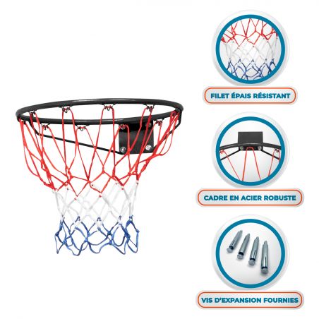 Arceau de basket noir diametre 45cm - BUMBER - Malibu