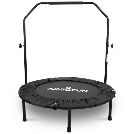 Trampoline fitness pliable 90 cm poignée réglable en hauteur