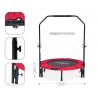 Trampoline fitness pliable 90 cm poignée réglable en hauteur Trampoline fitness pliable 90 cm poignée réglable en hauteur