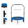 Trampoline fitness pliable 90 cm poignée réglable en hauteur Trampoline fitness pliable 90 cm poignée réglable en hauteur