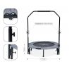 Trampoline fitness pliable 90 cm poignée réglable en hauteur Trampoline fitness pliable 90 cm poignée réglable en hauteur