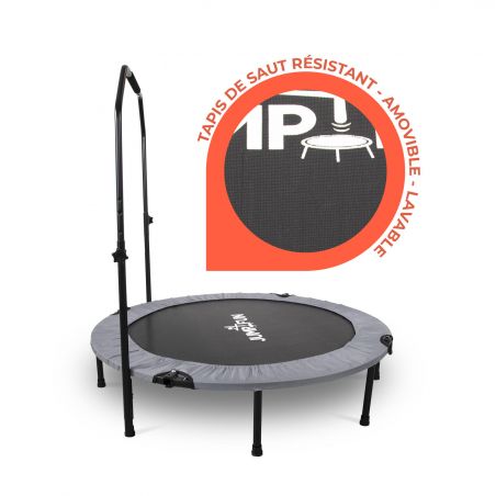 Trampoline 122cm Fitness Pliable Double-Bar