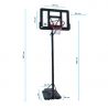 Panier de basket 2.30m a 3.05m - Chicago 