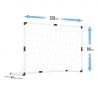 Lot de 2 buts de foot 120 x 80cm - PLAY4FUN Lot de 2 buts de foot 120 x 80cm - PLAY4FUN