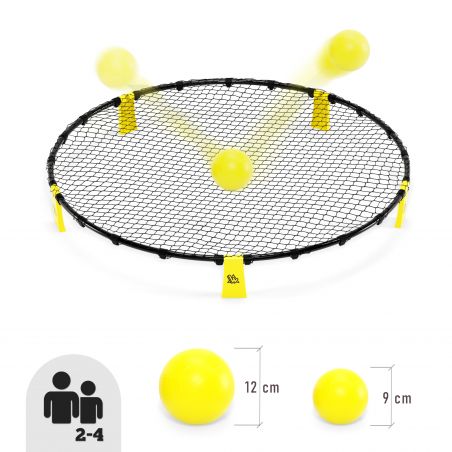 Set de roundnet jaune 90cm