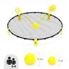 Set de roundnet jaune 90cm Set de roundnet jaune 90cm