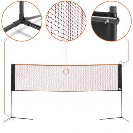 Filet de sport 3 en 1 réglable de 75 a 150cm