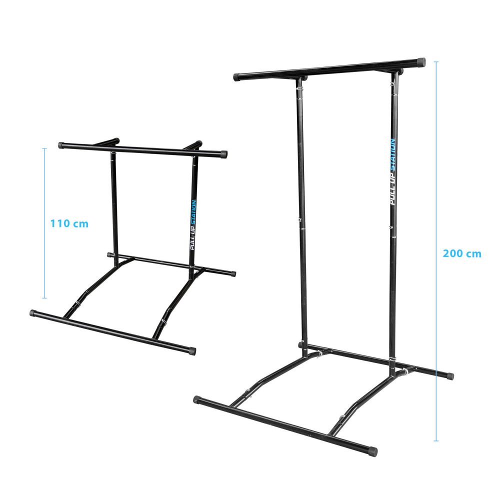 Station de traction portable multifonctions - Musculation et Entraînement - Ajustable et Evolutive - Sac de Transport Inclus