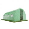 Serre de Jardin Tunnel 12m² - bache armée - avec fenêtres latérales et porte zipée Surface Serre de Jardin Tunnel 12m² - bache armée - avec fenêtres latérales et porte zipée Surface