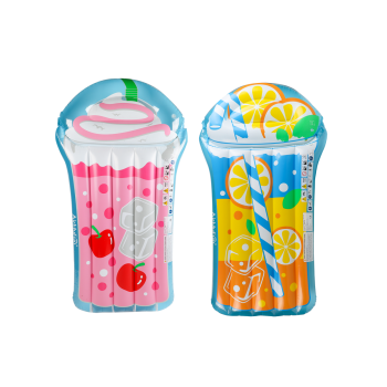 Pack 2 Matelas Gonflables d'Eau Géants, Ultra Confort, pour Piscine & Plage - Pack Twin Fresh Fruits 185 x 100 cm