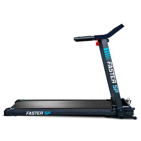 Tapis de Course Pliable Compact Faster SP - 1,5CV - 12 Programmes - Capteurs Cardiaque, Ecran LCD