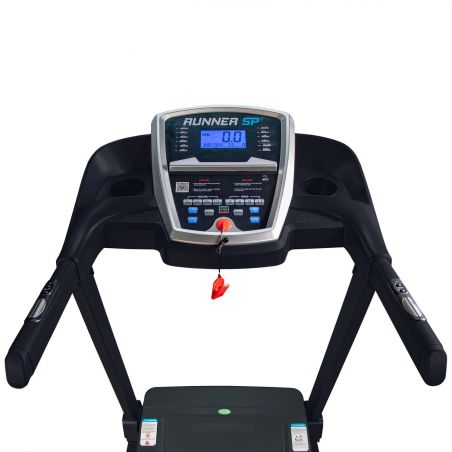 Tapis de Course Pliable RSP - 16km/h - 2,0 Cv - 12 Programmes, Inclinaison Motorisée 15%, Ecran LCD, Prise MP3 et Haut-Parleurs