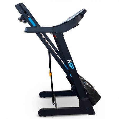 Tapis de Course Pliable RSP - 16km/h - 2,0 Cv - 12 Programmes, Inclinaison Motorisée 15%, Ecran LCD, Prise MP3 et Haut-Parleurs