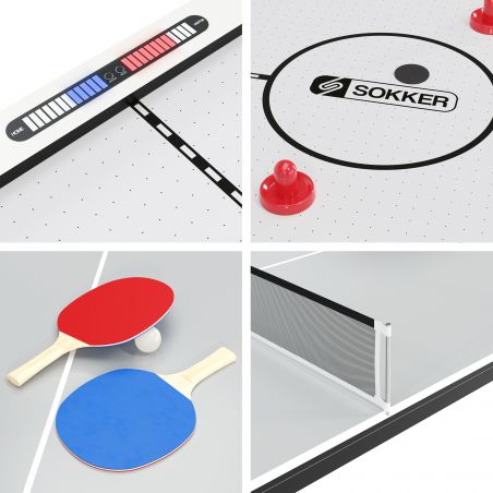 Table multi-jeux 3 en 1-SOKKER - Samurai