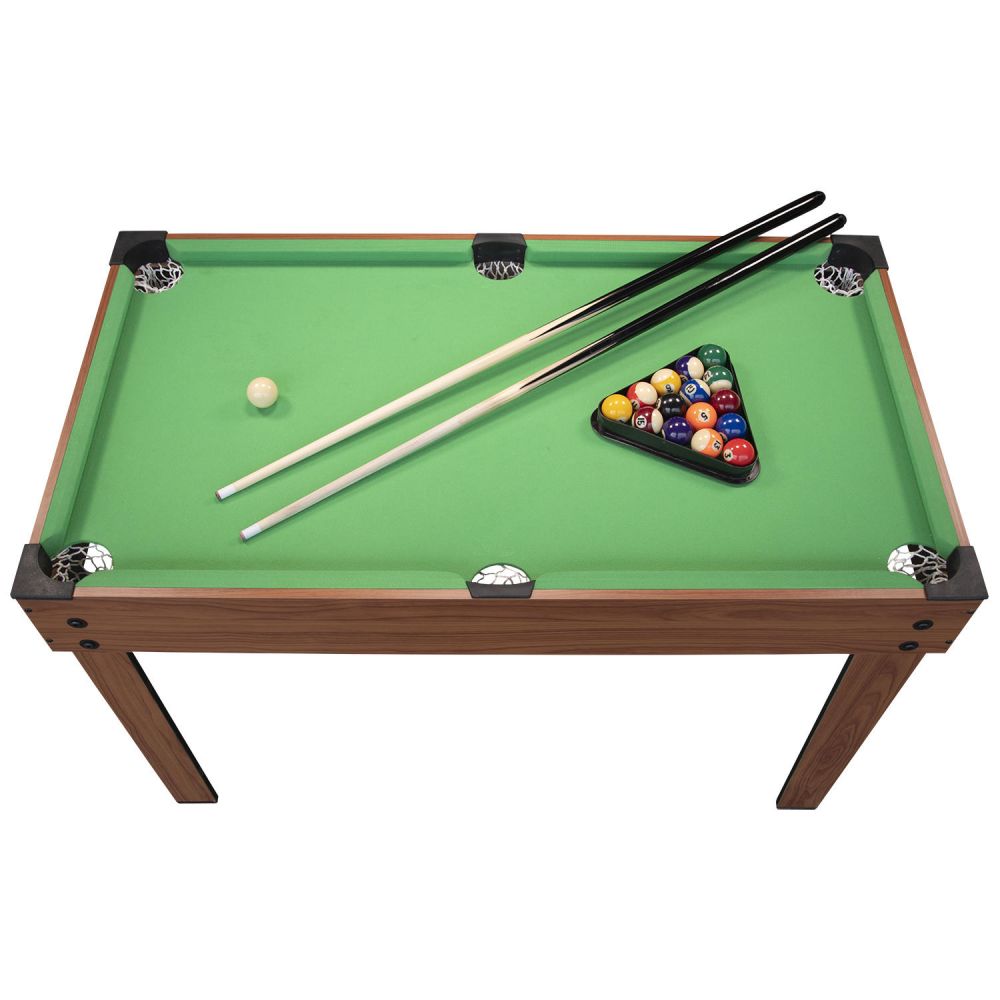 Table Multi Jeux 20 en 1 sur Pied, Multifonction avec Plateaux Modulables et Accessoires pour 20 jeux différents, 122x61x84 cm