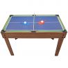 Table Multi Jeux 20 en 1 sur Pied, Multifonction avec Plateaux Modulables et Accessoires pour 20 jeux différents, 122x61x84 cm
