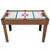 Table Multi Jeux 20 en 1 sur Pied, Multifonction avec Plateaux Modulables et Accessoires pour 20 jeux différents, 122x61x84 cm