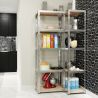 Étagères de rangement polyvalentes en métal - Charges Lourdes (lot de 2) - 180x60x40cm - Gris Étagères de rangement polyvalentes en métal - Charges Lourdes (lot de 2) - 180x60x40cm - Gris