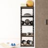 Étagère de rangement polyvalente en métal - Charges Lourdes - 180x60x40cm - Noir Étagère de rangement polyvalente en métal - Charges Lourdes - 180x60x40cm - Noir