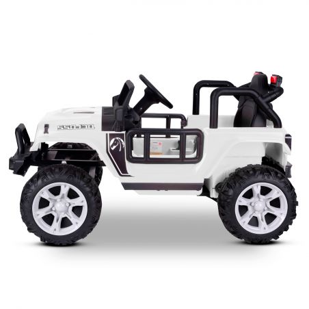 Voiture Electrique 4x4 Tout-Terrain pour Enfant 2x40W - Marche AV/AR, Phares et Système Audio