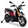 Moto Electrique Aprilia Dorsoduro 900 pour Enfant - avec Klaxon, Système Audio et Roulettes de soutien Moto Electrique Aprilia Dorsoduro 900 pour Enfant - avec Klaxon, Système Audio et Roulettes de soutien