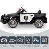 Voiture de Police Electrique 2 x 30W - Marche AV / AR, Gyrophares & Mégaphone Voiture de Police Electrique 2 x 30W - Marche AV / AR, Gyrophares & Mégaphone