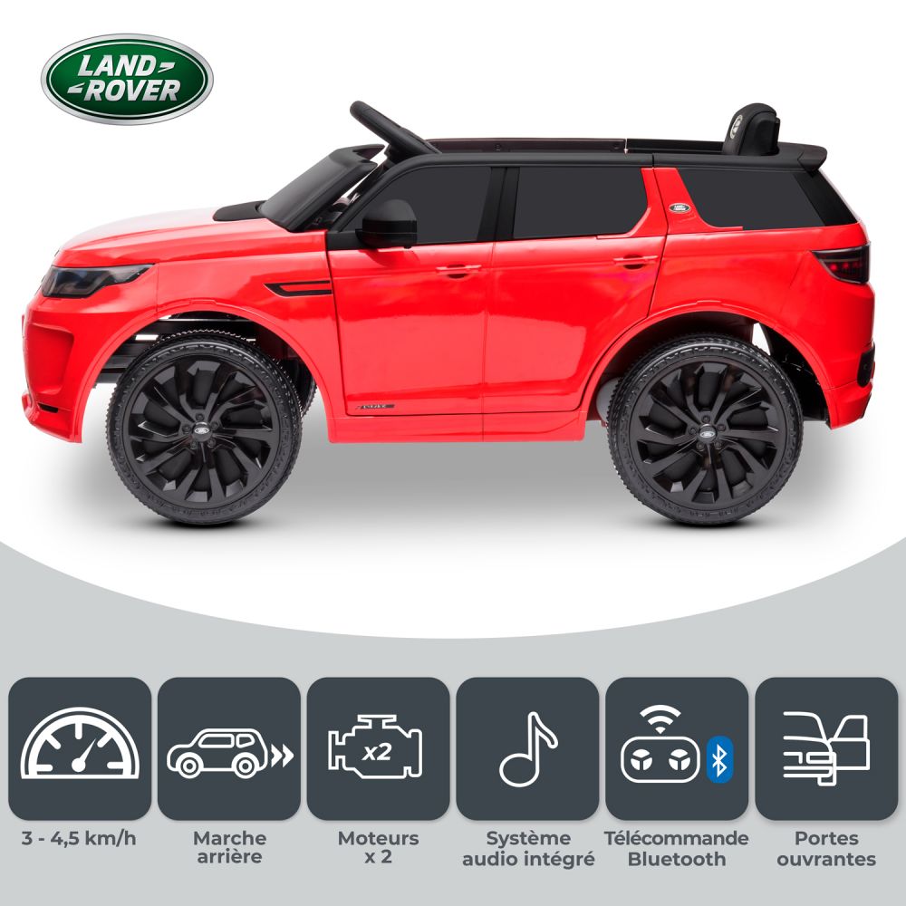 Voiture Electrique 4x4 SUV pour Enfant Land Rover Discovery 2 x 25 W - Marche AV/AR, Phares et Système audio