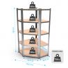 Étagère d'angle polyvalente en métal - Charge lourde Max 750kg - 180 x 90 x 45 cm - Gris Étagère d'angle polyvalente en métal - Charge lourde Max 750kg - 180 x 90 x 45 cm - Gris
