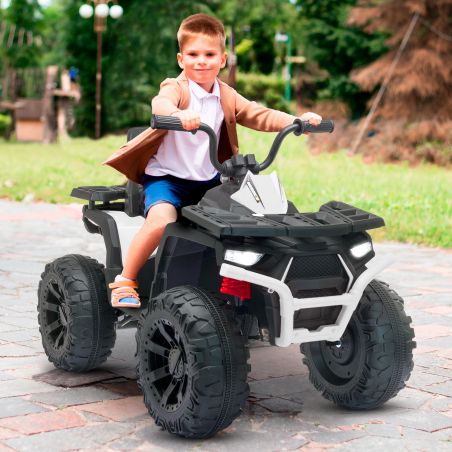 Quad Electrique 2x 40W pour Enfant - avec 4 Suspensions, Marche AV/AR et Système Audio Quad Electrique 2x 40W pour Enfant - avec 4 Suspensions, Marche AV/AR et Système Audio