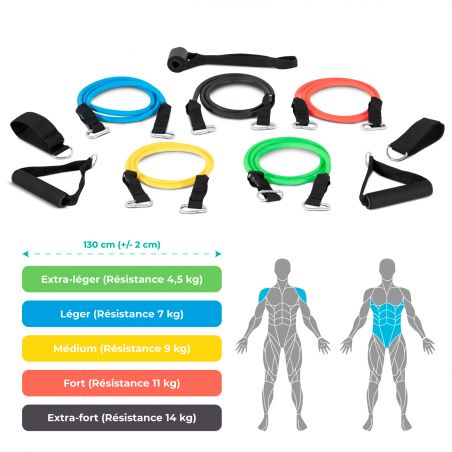 Kit de renforcement musculaire poids du corps - SPORTLY - SPARRAW