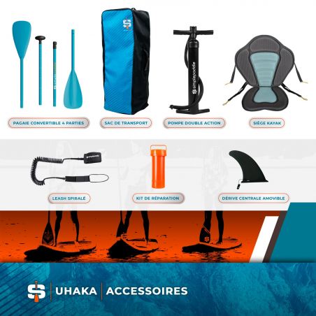 UHAKA 10'6 PACK STAND UP PADDLE