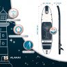 Pack Stand Up Paddle SIMPLE PADDLE ALAKAI 10'8 Pack Stand Up Paddle SIMPLE PADDLE ALAKAI 10'8