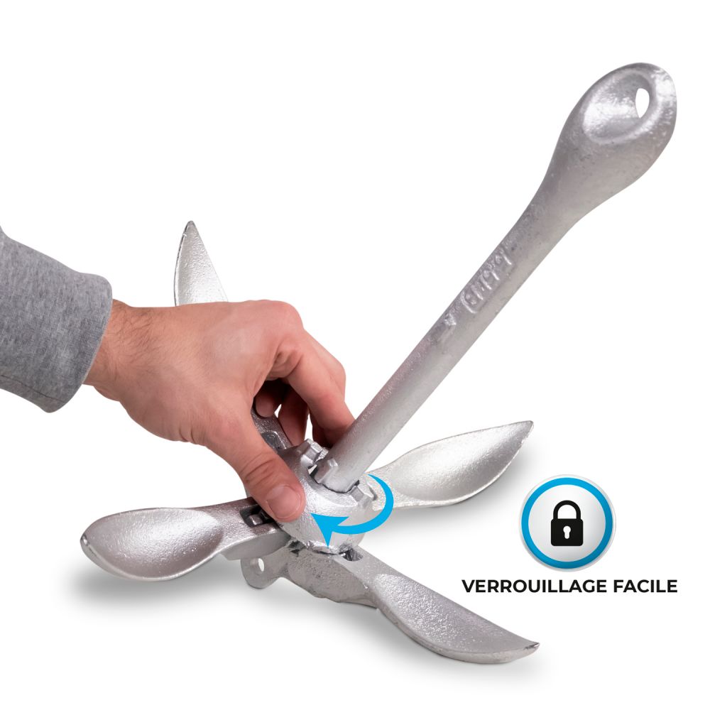 Ancre pour Stand Up Paddle, Kayak et Petits bateaux à rames