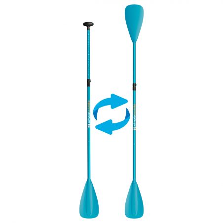 Pagaie double fonction paddle-kayak SIMPLE PADDLE - Bleu Pagaie double fonction paddle-kayak SIMPLE PADDLE - Bleu