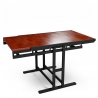 Table convertible en étagère bois - 120 cm - 140 cm Table convertible en étagère bois - 120 cm - 140 cm