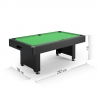 Billard americain plateau dinatoire et retour de boules - Tapis vert Billard americain plateau dinatoire et retour de boules - Tapis vert